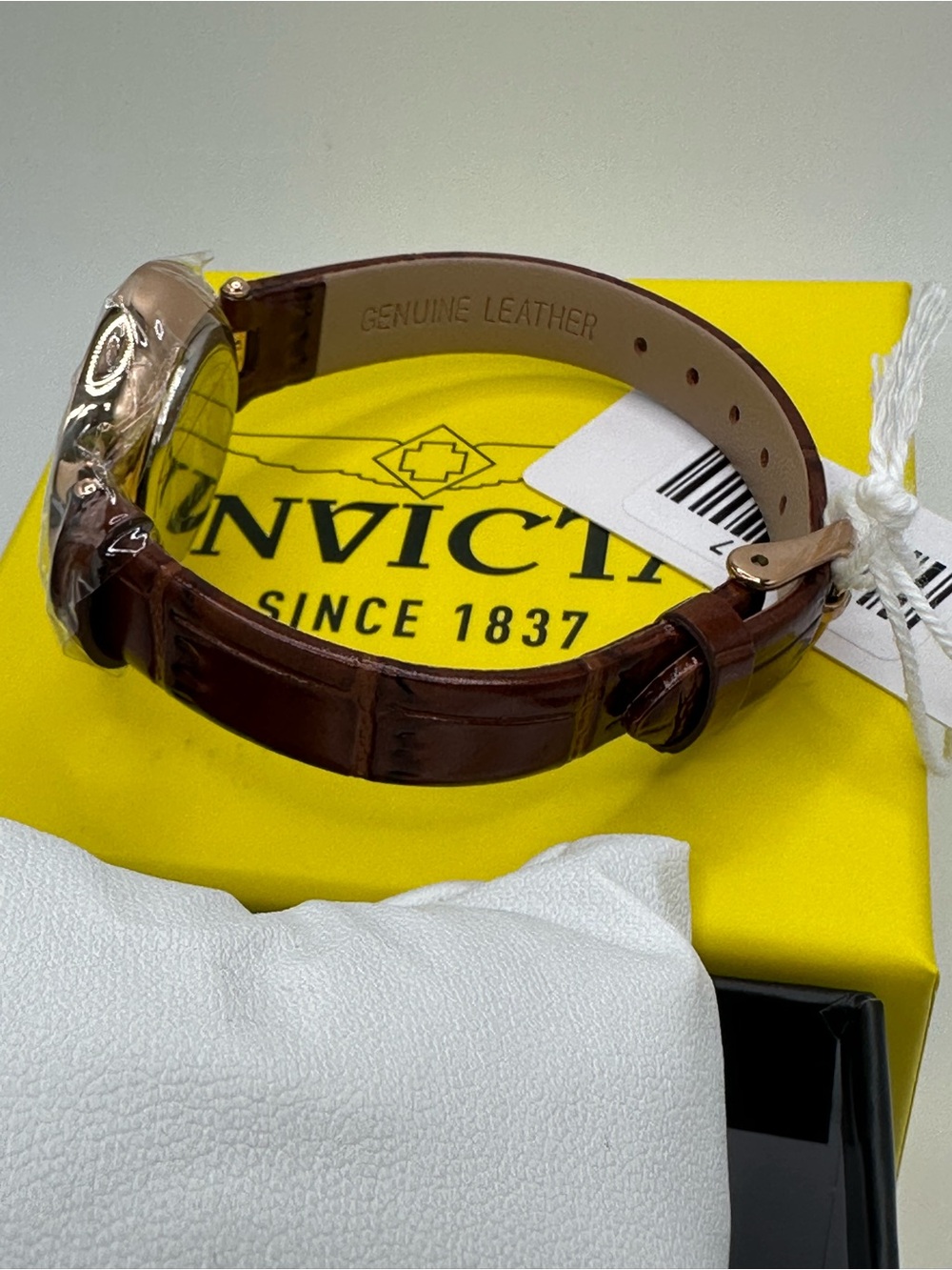 NEW✨ Invicta Celestial Lady 30mm Rose Gold Brown Genuine Leather Watch 70347 - Picture 4 of 5